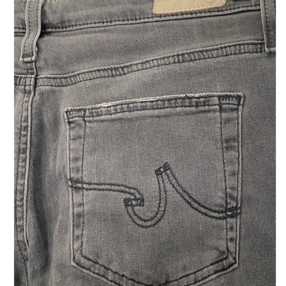AG Adriano Goldschmied 🌟AG-ed Sz 28R The Farrah Skinny Ankle High Rise Jean Grey - Picture 10 of 10